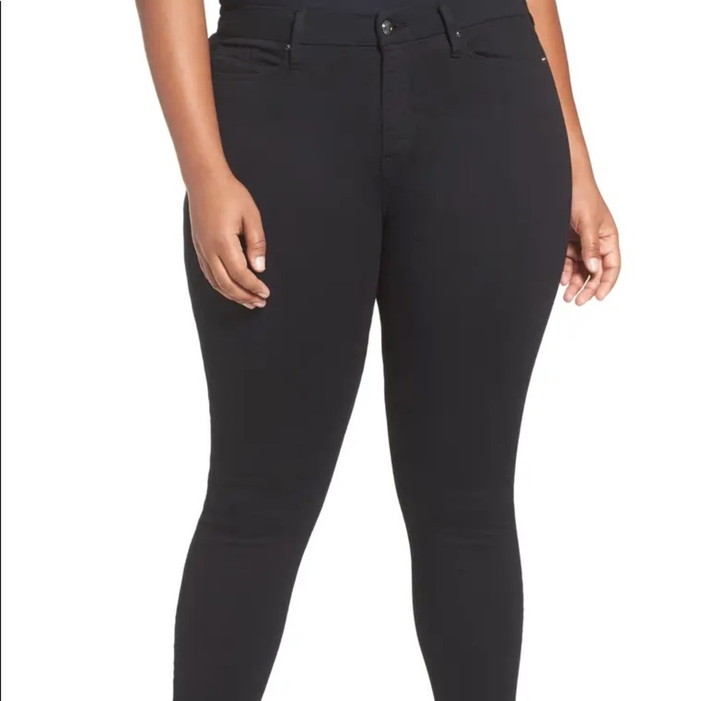 Good American Good Legs Black Jeans